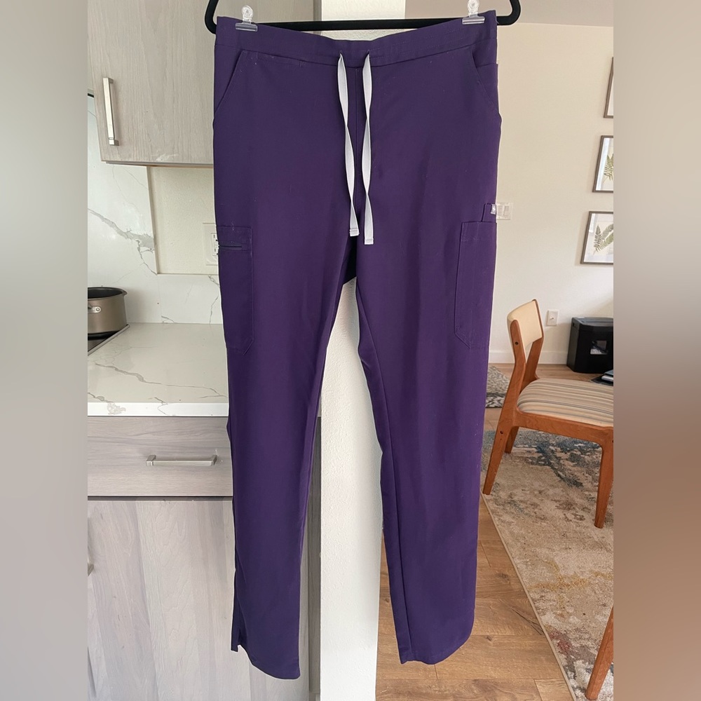 FIGS Yola Scub Pants Sz. Medium Tall in Purple *RARE*